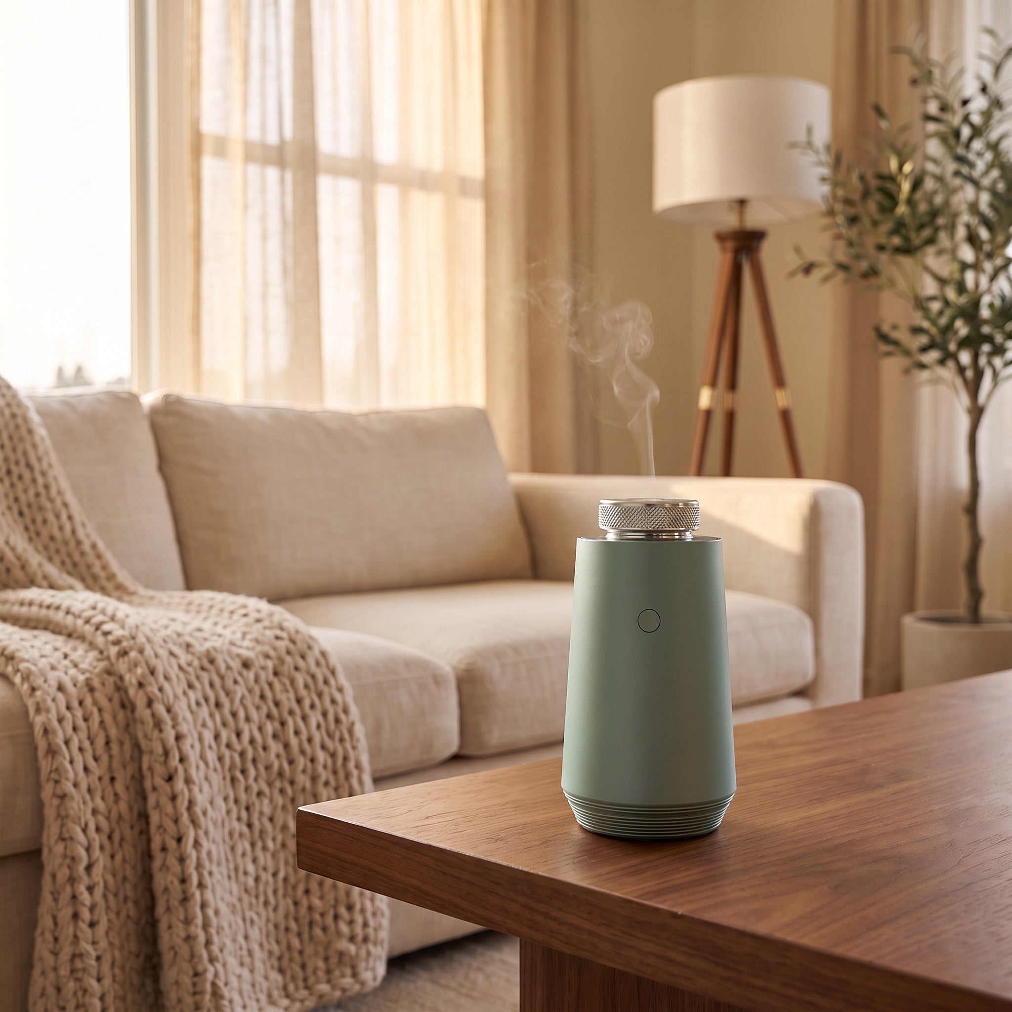 Scent Mini 2 Diffuser in Light-Year Silver — cold air scent diffuser | Ascent Collection