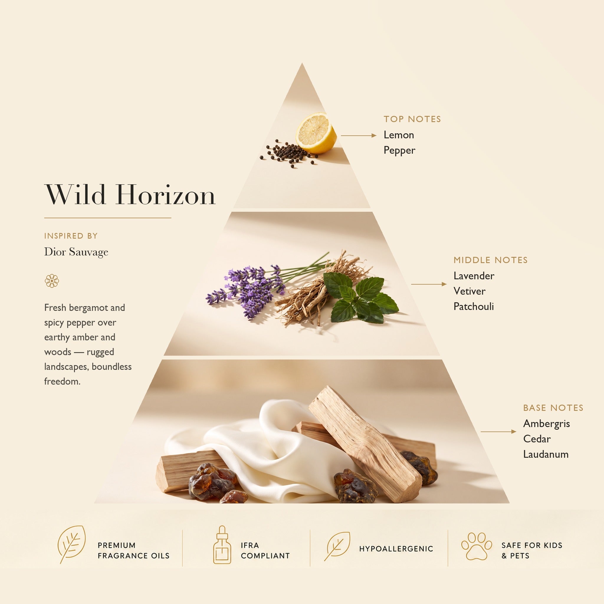 Diffuser Oil Wild Horizon: Based on Dior Sauvage